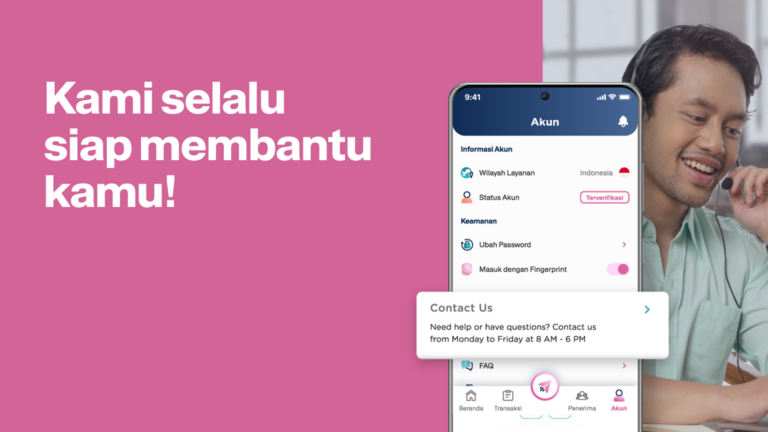 ID 06 Customer Support Siap Membantu Anda, Pakai Transfez Landscape